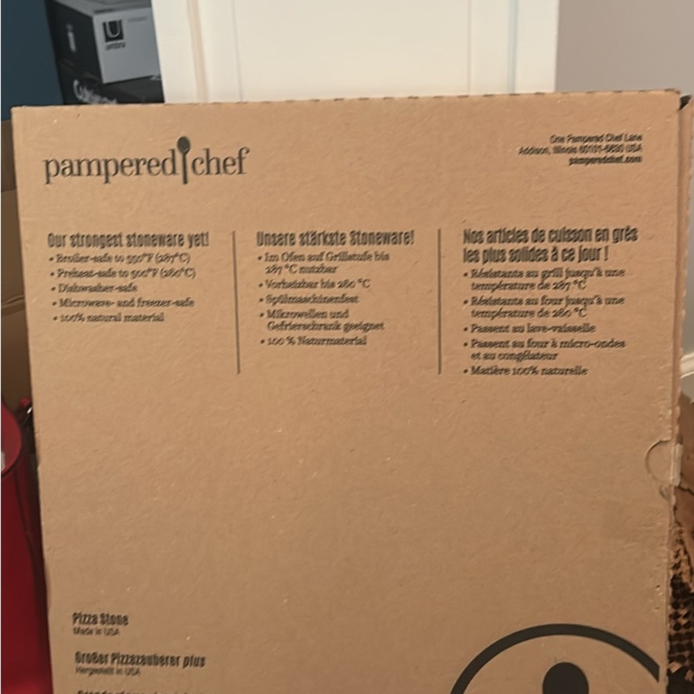 Pampered Chef Pizza Stone